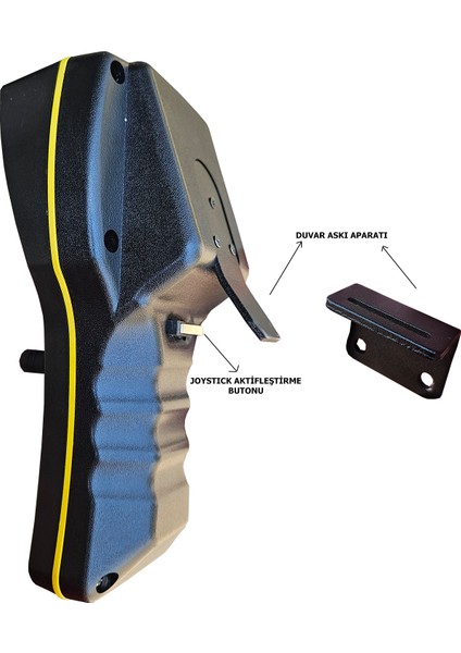 Joystick Kontrollü Vinç Kumandası (Yerli Üretim - DIOT ELECTRONIC )