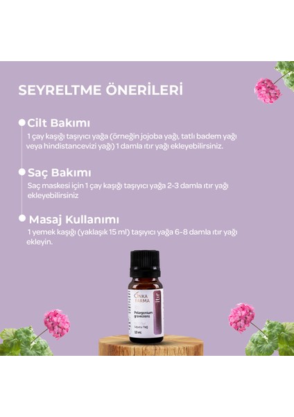 Onka Farma Saf Itır Yağı Uçucu Esansiyel Yağ 10 ml