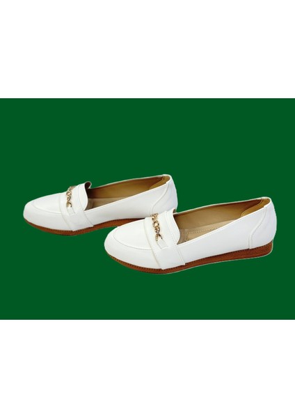 Kafkaslar Günlük Yumuşak Taşlı Tokalı Bayan Babet fiyatları