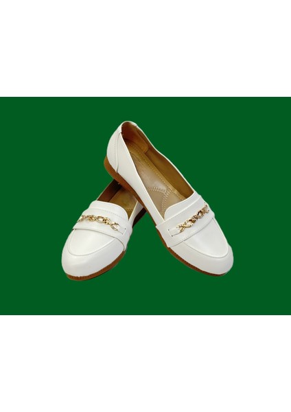 Kafkaslar Günlük Yumuşak Taşlı Tokalı Bayan Babet modelleri