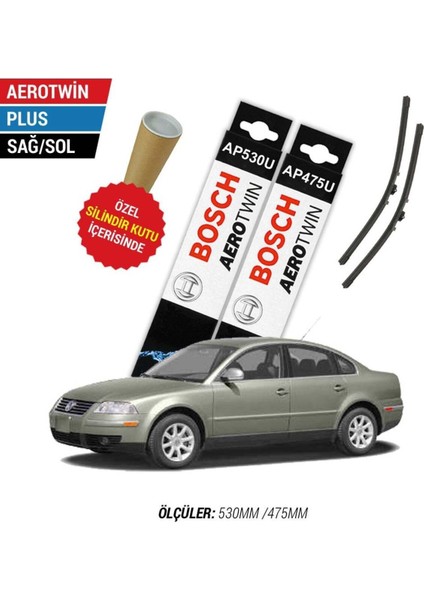 Vw Passat Silecek Takımı (2002-2005 B5) Bosch Aerotwin Plus