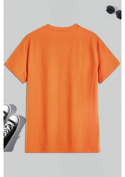 Only Trendwear  Erkek Milano Baskılı Oversize Tshirt