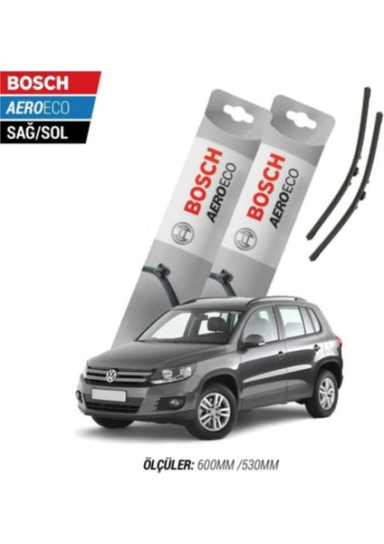 Volkswagen Tiguan 2007 Model Bosch Aeroeco Muz Silecek Takımı