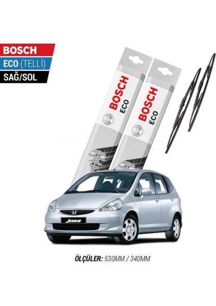Honda Jazz 2005 Model Silecek Takımı Bosch Eco (Telli)