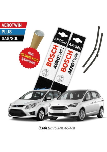 Ford C-Max Silecek Takımı (2011-2017) Bosch Aerotwin Plus