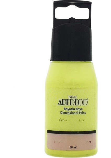 Boyutlu Boya Fosforlu Sarı 60 ml