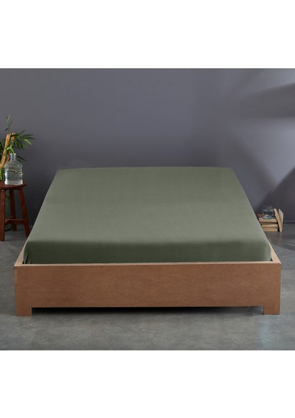 Pamuk 62 Tel (155 Tc) Okotex Sertifikalı Çift Kişilik 160X200+37 cm Lastikli Çarşaf