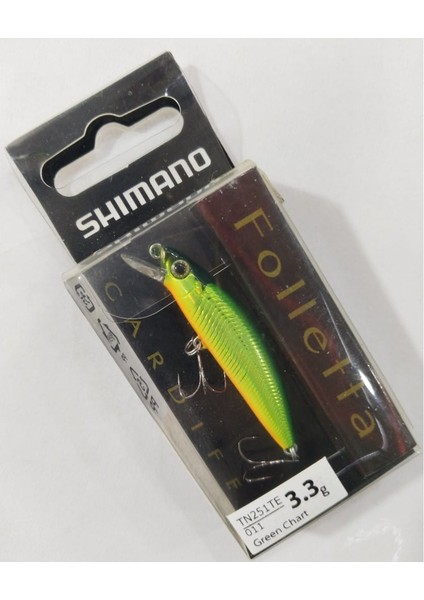 Cardiff Folletta 50SS 50MM 3.3gr Maket Yem - Green Chart