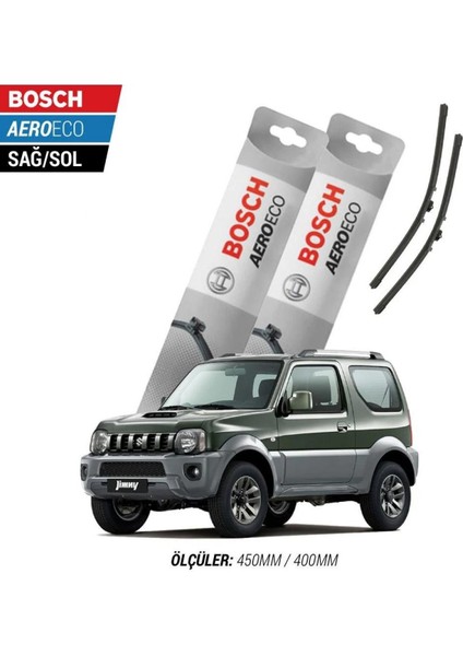 Suzuki Jimny 2009 Model Bosch Aeroeco Muz Silecek Takımı