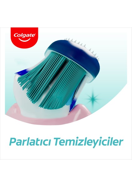 360 Komple Ağız Temizliği Çok Yönlü Koruma Yumuşak Diş Fırçası 1+1
