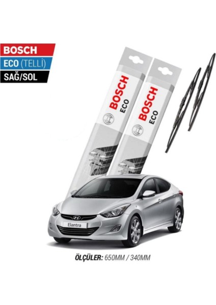 Hyundai Elantra 2014 Model Silecek Takımı Bosch Eco (Telli)