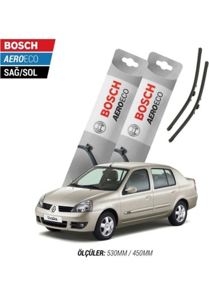 Renault Symbol 2004 Model Bosch Aeroeco Muz Silecek Takımı
