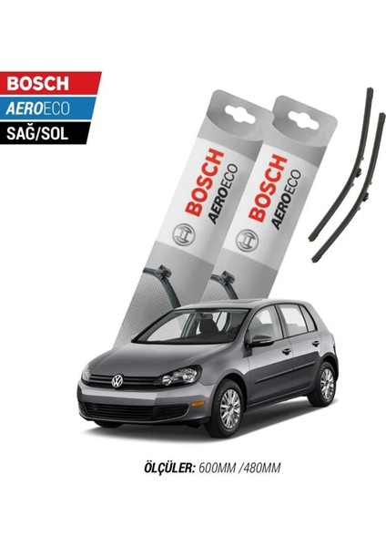 Volkswagen Golf 6 2012 Model Bosch Aeroeco Muz Silecek Takımı