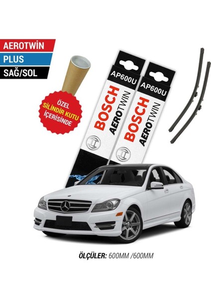 Mercedes C W204 Silecek Seti (2012-2012) Bosch Aerotwin Plus