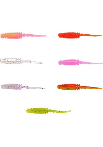 Rock Worm 4cm Kokulu Silikon Yem (12 Adet)