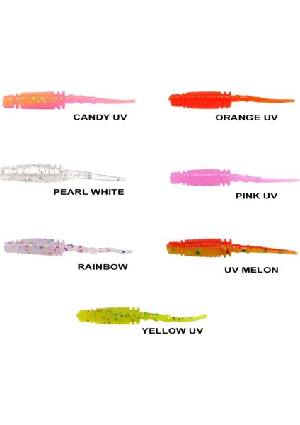 Rock Worm 4cm Kokulu Silikon Yem (12 Adet) fırsatları