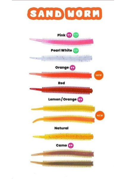Pandora Perfect Soft Baits Sand Worm 7cm (Kavanozlu Ambalaj) indirimleri