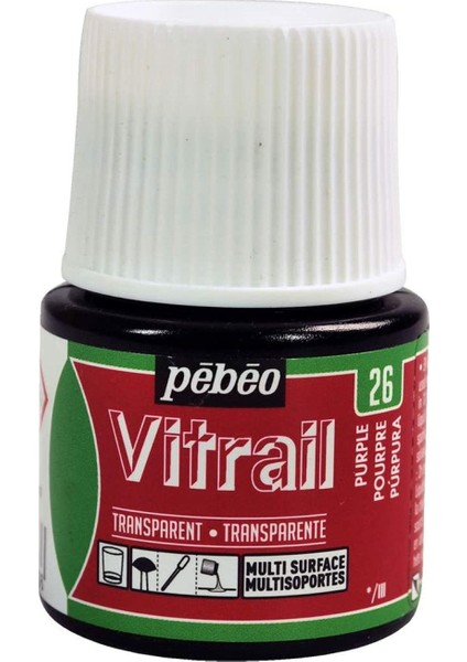 Vitrail Cam Boyası 45 ml 26 Purple fiyatları