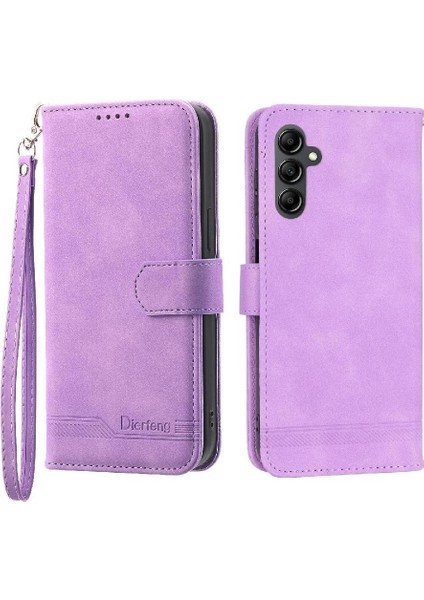 Samsung Galaxy A14 Premium Manyetik Kapatma Bileklik Nakit Için Flip Case (Yurt Dışından)