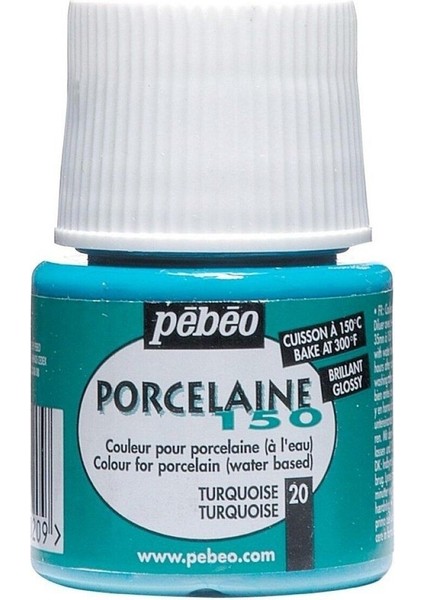 Porcelaine 150 Porselen Boyası 20 Turquoise modelleri