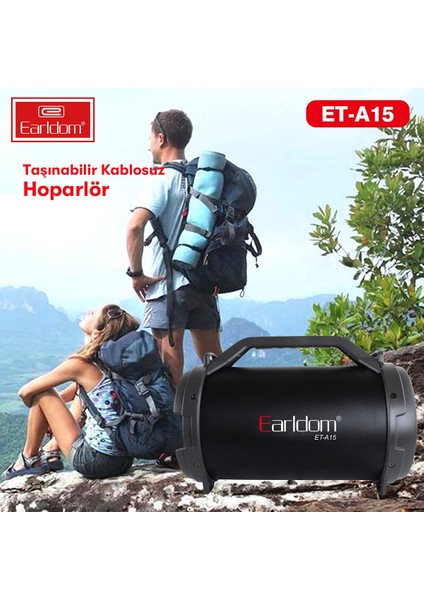 A15 Radyolu Bluetooth Kablosuz Hoparlör - Siyah 383097 fiyatları