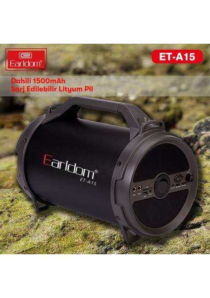A15 Radyolu Bluetooth Kablosuz Hoparlör - Siyah 383097 modelleri
