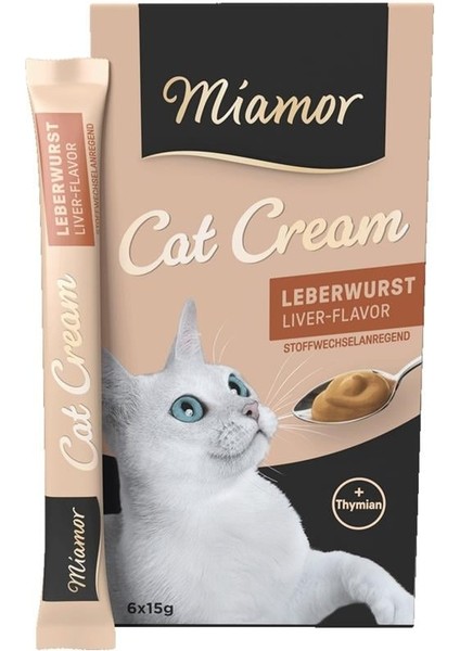 Cream Ciğerli Kedi Ödülü 6X15 G
