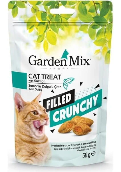 Gardenmix Somonlu Içi Dolgulu Kedi Ödülü 60GR