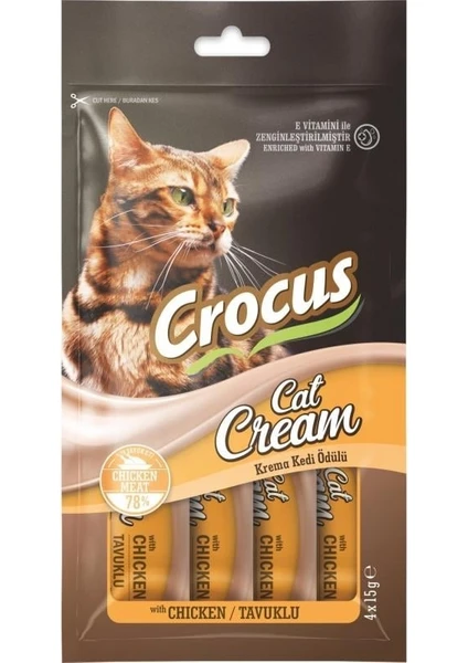 Tavuklu Krema Kedi Ödülü 4x15g