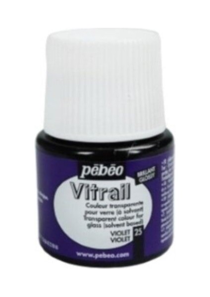Vitrail Cam Boyası Transparan Violet 45 ml