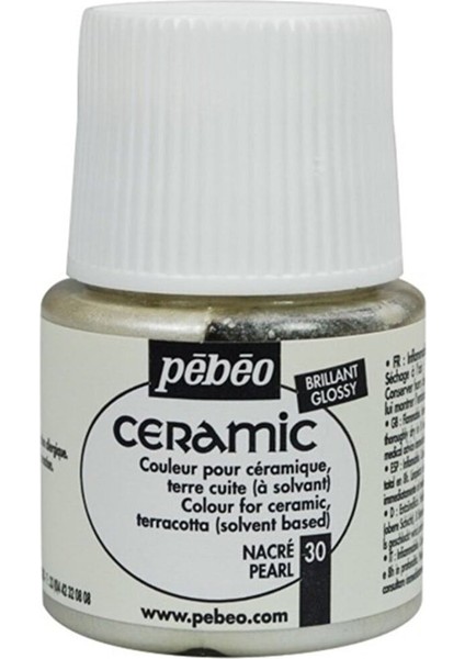 Ceramic 30 Pearl Seramik Boyası 45 ml