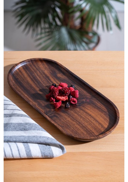 Akasya Oval Sunum Tabak - 30 cm