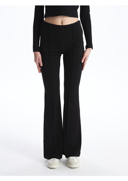 Xsıde Beli Lastikli Düz Geniş Paça Kadın Eşofman Alt modelleri