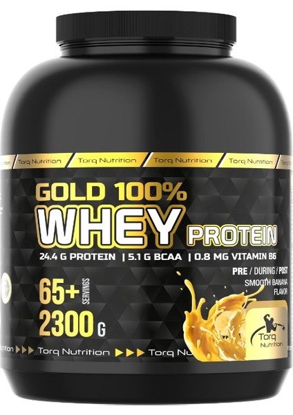 Torq Nutrition Gold Whey Protein Muz Aromalı 2300 gr