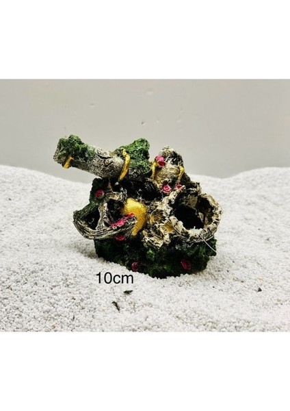 Akvaryum Dekor Osmanlı Savaş Topu 10X12 cm