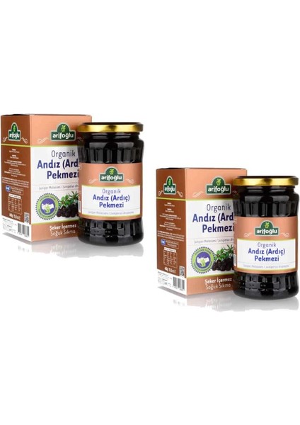 Organik Andız Pekmezi 440 gr 2 Adet (Soğuk Sıkım)