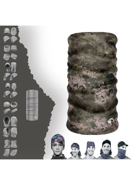 Kamuflaj Operasyon Maske Boyunluk Baf Bandana