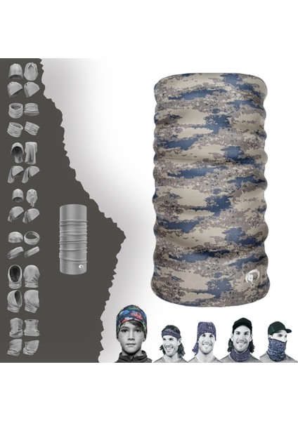 Havacı Kamuflaj Operasyon Maske Boyunluk Baf Bandana