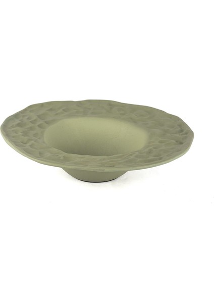 Mat Yeşil Dekor Kase 31X7CM