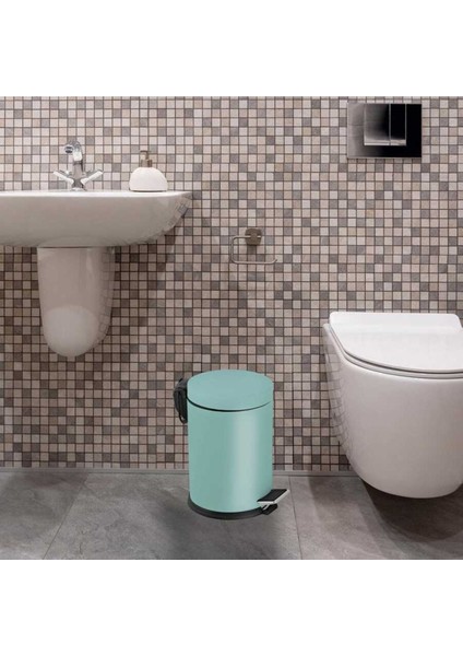 Metal Pedallı 5 Lt Çöp Kovası Mint fiyatları