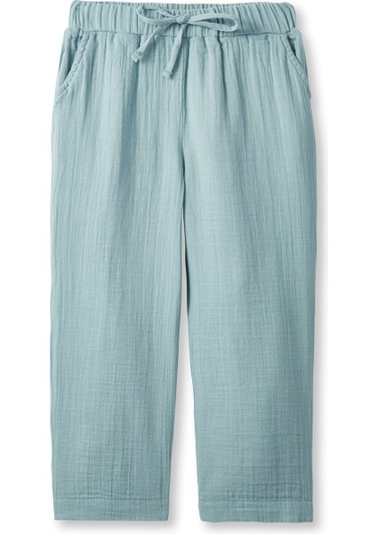 Unisex Çocuk Müslin Pantolon