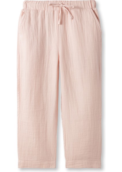 Unisex Çocuk Müslin Pantolon
