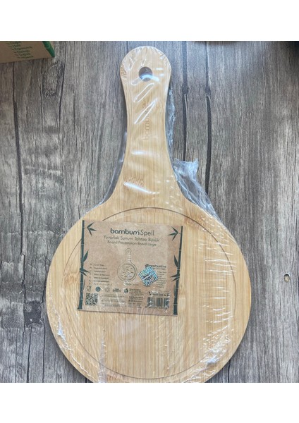 Yuvarlak Bambu Kesme Tahtası