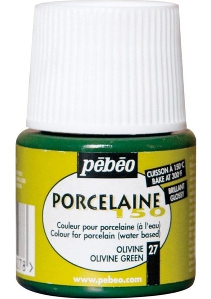 Porcelaine 150 Porselen Boyası 27 Olivine Green