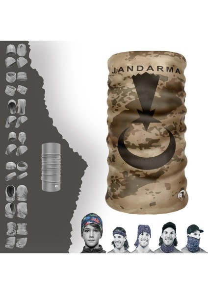 Jandarma Operasyon Maske Boyunluk Baf Bandana