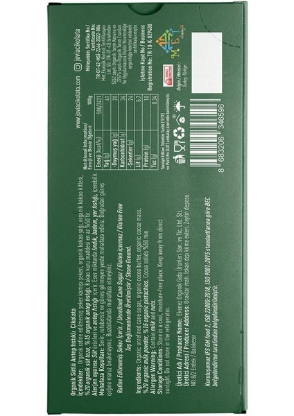 Organik Sütlü Antep Fıstıklı Çikolata 40 G fiyatları