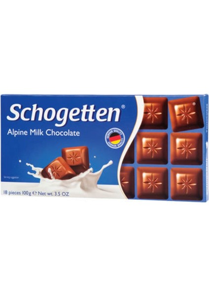 Sütlü Çikolata 100 G Alman Çikolatası
