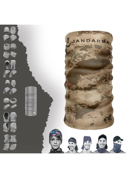 Jandarma Operasyon Maske Boyunluk Baf Bandana