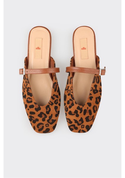 Kadın Spor Terlik Taba Deri Malzeme ile Hafif ve Rahat 1.5 cm Topuk fırsatları