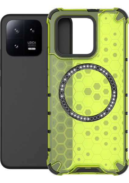 Xiaomi 13 Tpu+Pc Telefon Kılıfı Magsafe ile Uyumlu (Yurt Dışından)